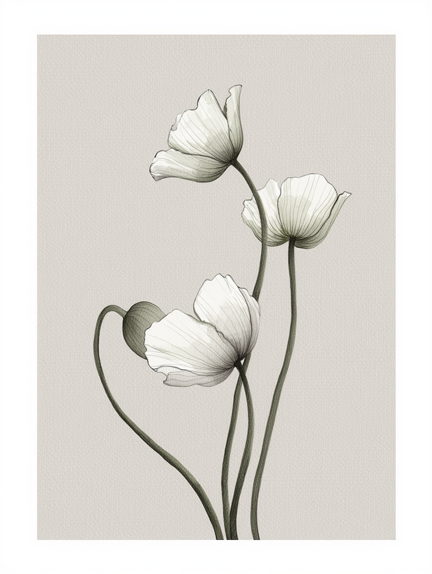 Wildflower Symphony – Colorful Nature Print