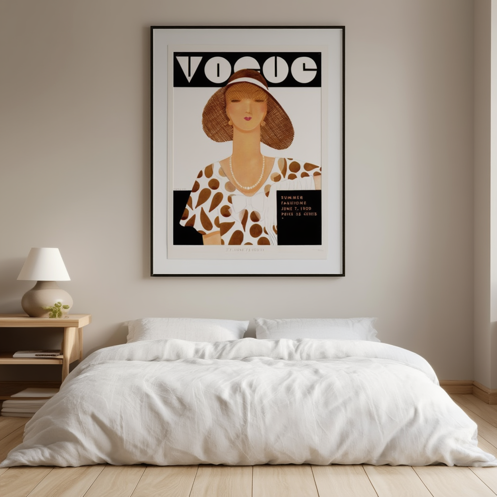 Vogue June 7, 1930 – Vintage Fashion Illustration Poster
