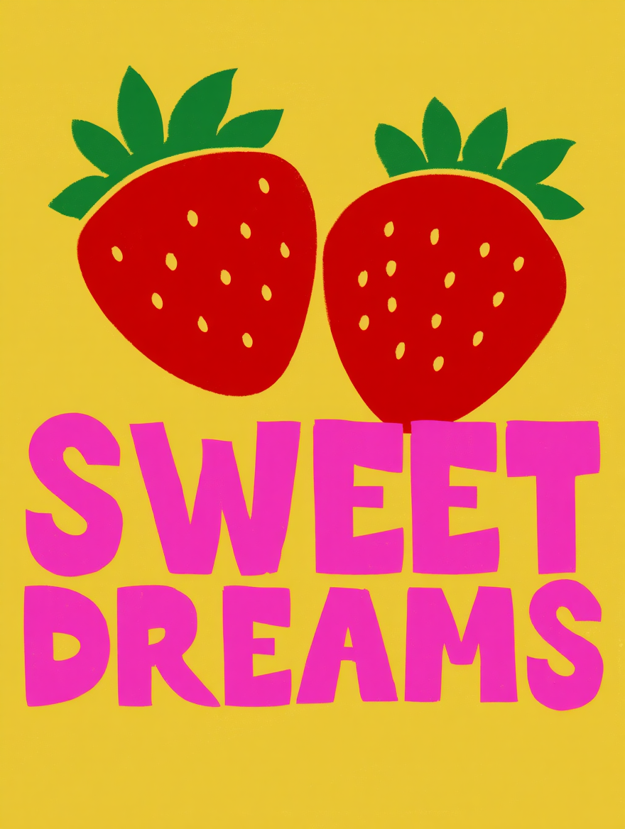 Colourful Electric Blue – Good Vibes 5-Prints