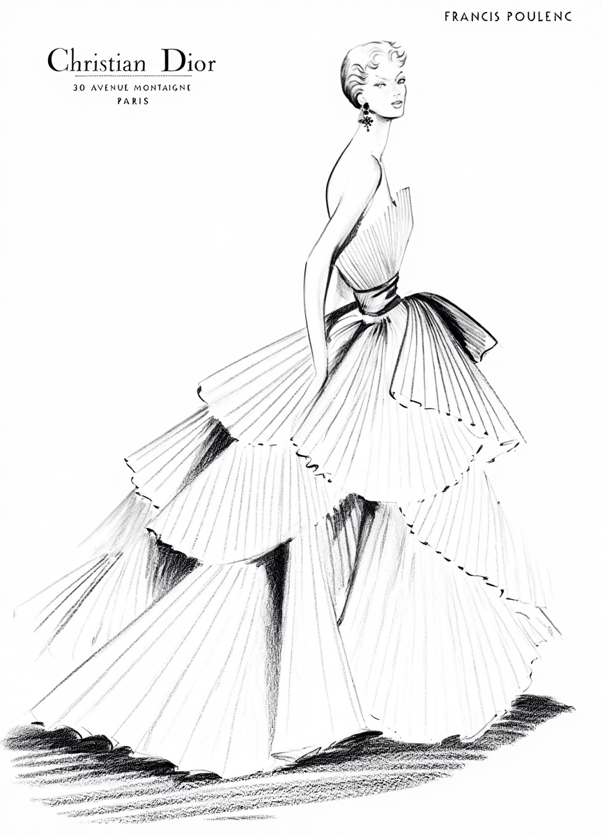 Dior by Francis Poulene Poster