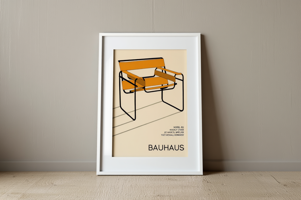 Bauhaus Chair – Modernist Design Art Print