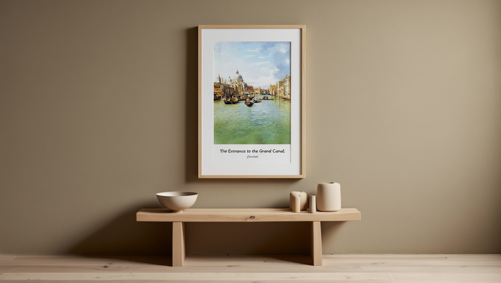 The Entrance To The Grand Canal Venice Poster