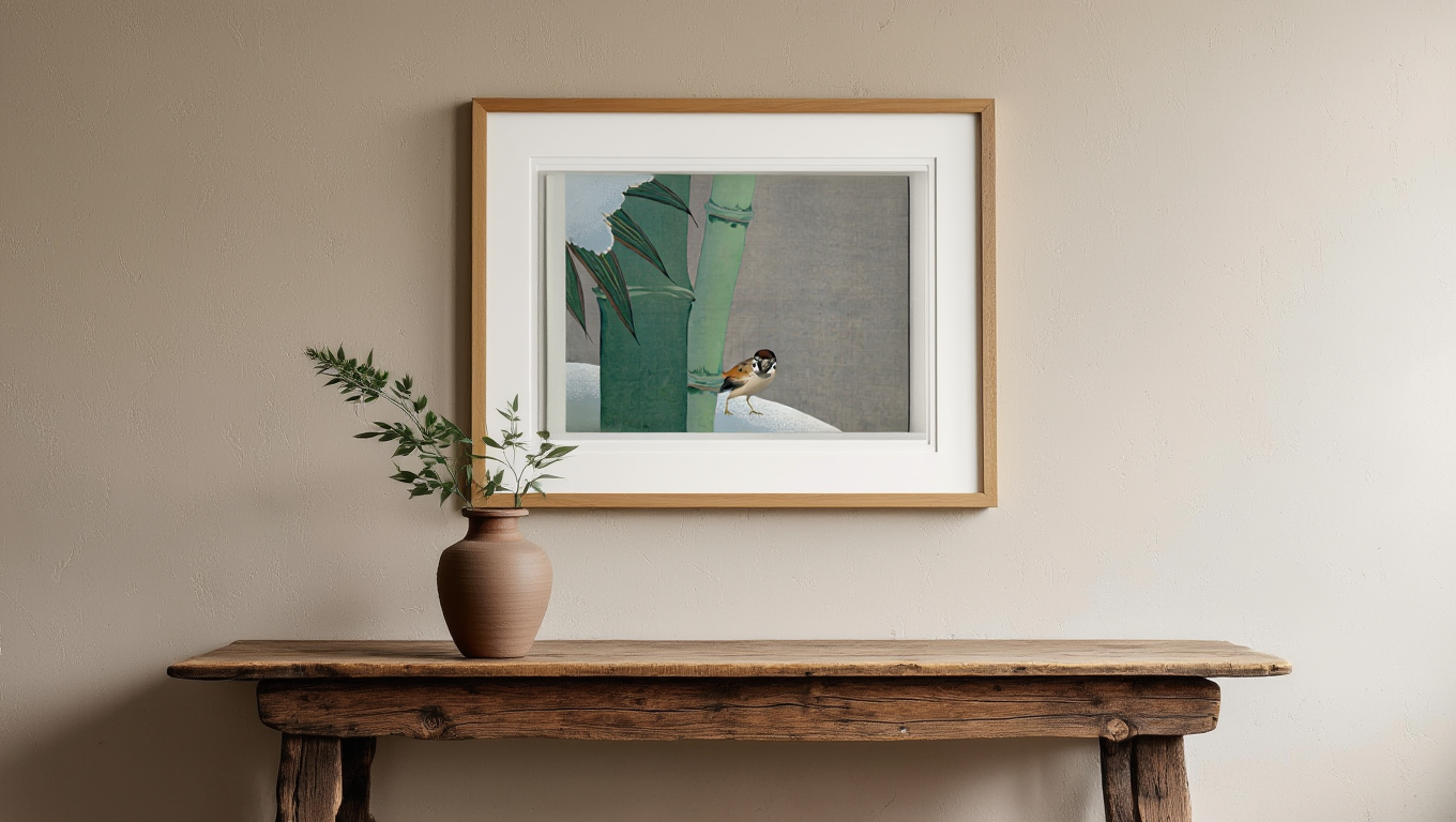 Kamisaka Sekka - Bamboo in Snow 'Secchuchiku'