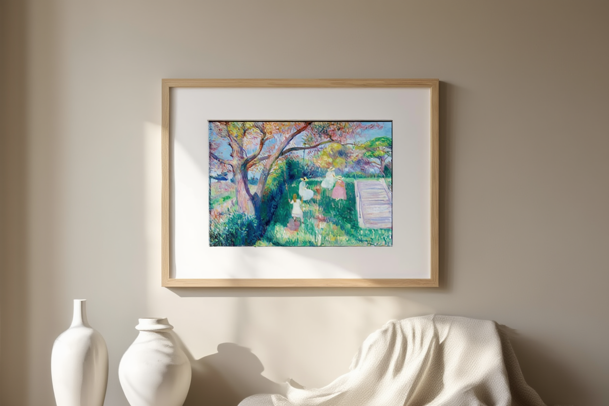 William James Glackens - Terraces | HakyArts