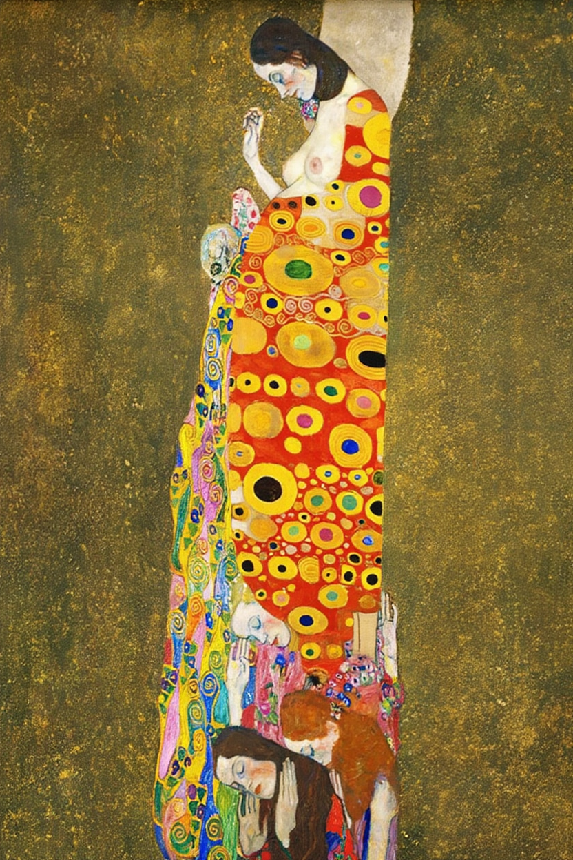 Gustav Klimt – Hope II - Iconic Symbolist Art Print