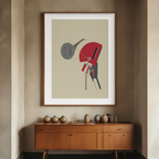 Announcer (Ansager) (1923) by El Lissitzky – Constructivist Modern Art Print