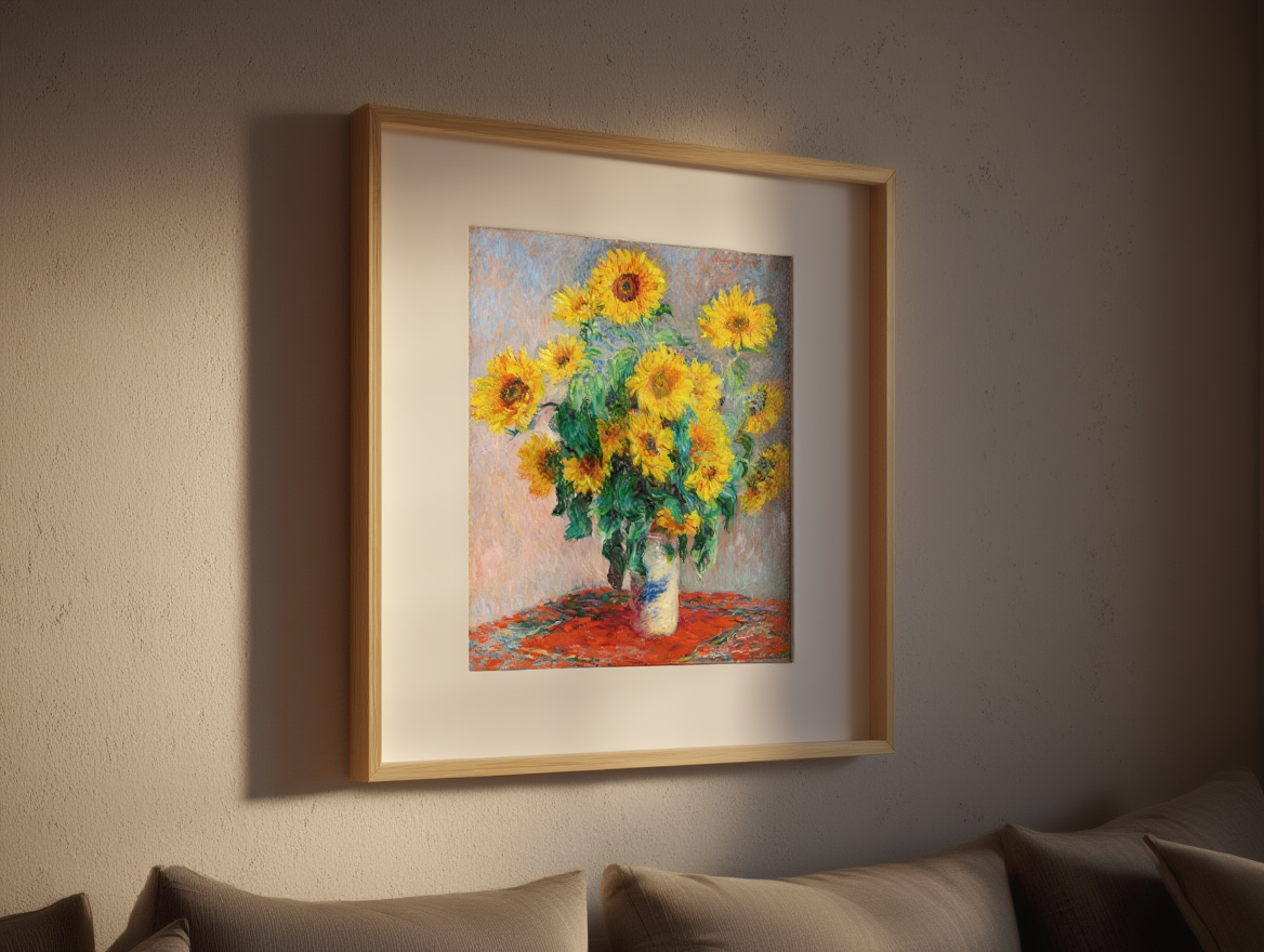 Claude Monet - Bouquet of Sunflowers Poster