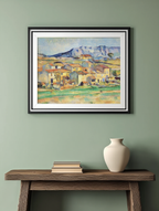 Hameau à Payennet près de Gardanne – Paul Cézanne Poster | Post-Impressionist Landscape Art Print