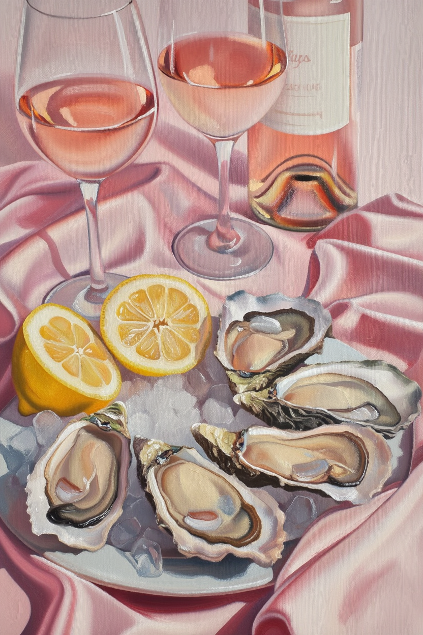 Oysters Table — Culinary Wall Art Print