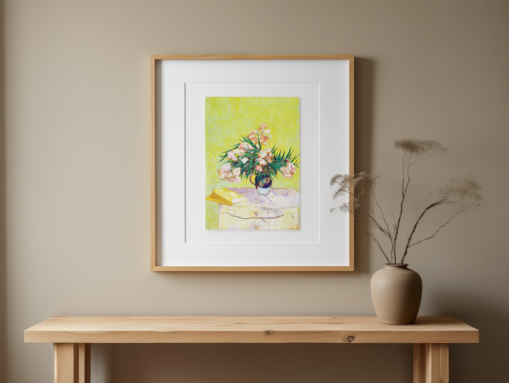 Vincent Van Gogh – Oleanders | Vibrant Post-Impressionist Floral Art Print