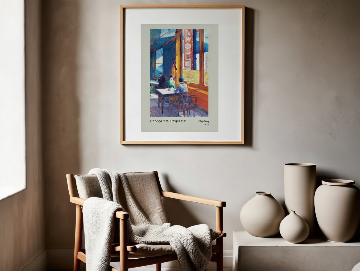 Edward Hopper – Chop Suey Art Print
