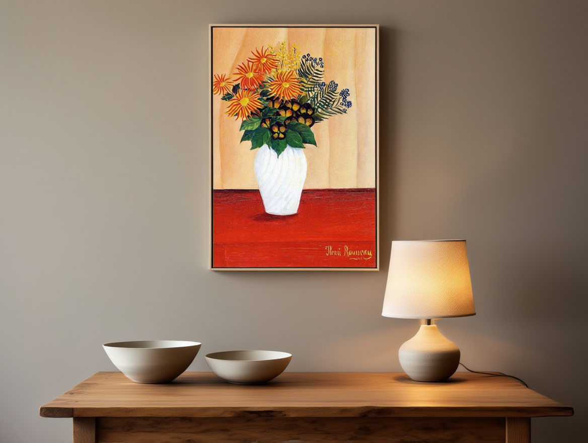 Henri Rousseau - Bouquet of Flowers