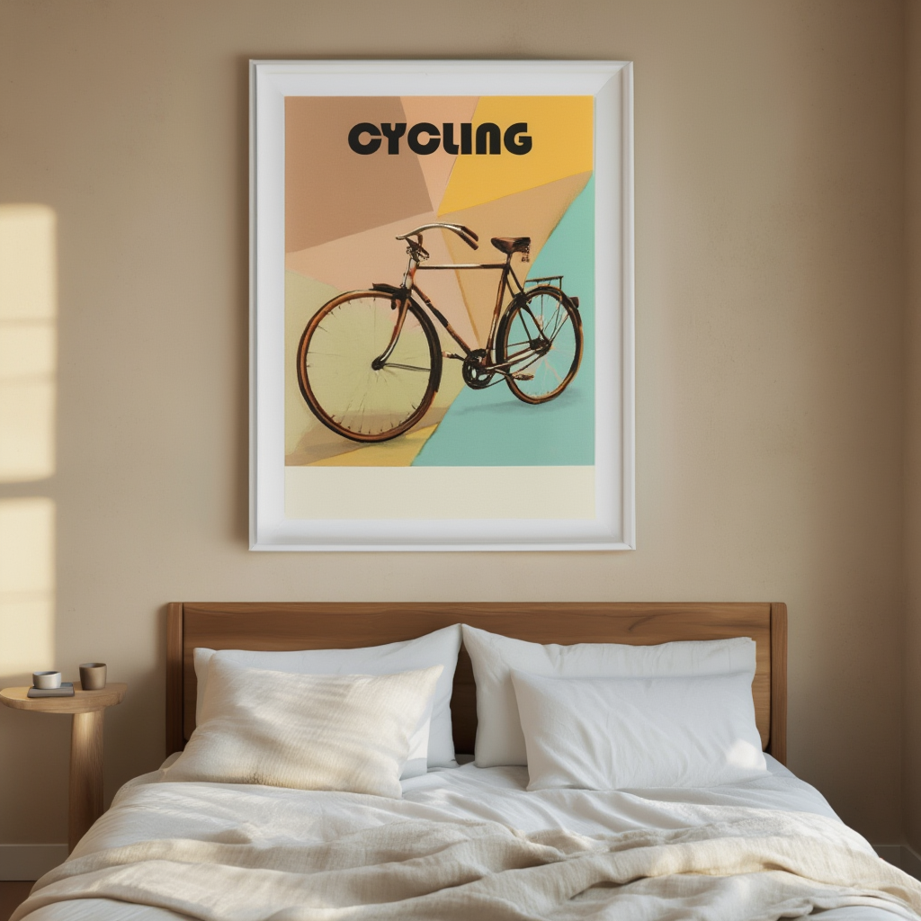 Cycling — Sports Wall Art Print
