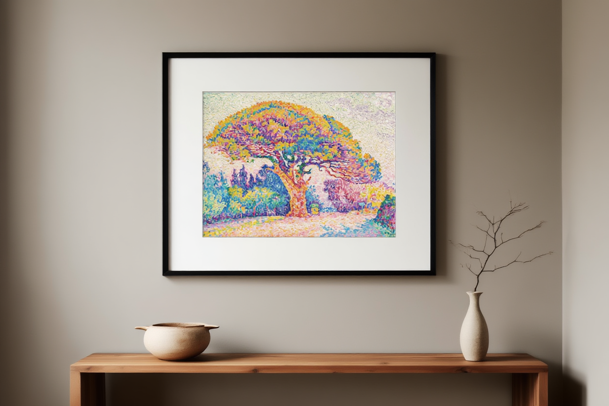 Paul Signac - The Pine Tree at Saint Tropez