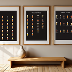 Beer Lovers – 3 Prints | Mix & Match Wall Art Collection - Hakyarts