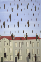 Echoes of the Floating Moon – Inspired by René Magritte