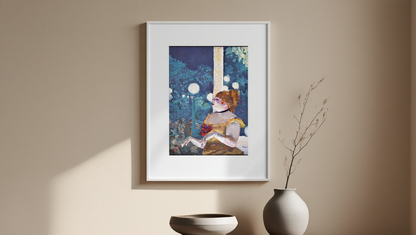 Edgar Degas - In the Concert Cafe: The Dog's Song