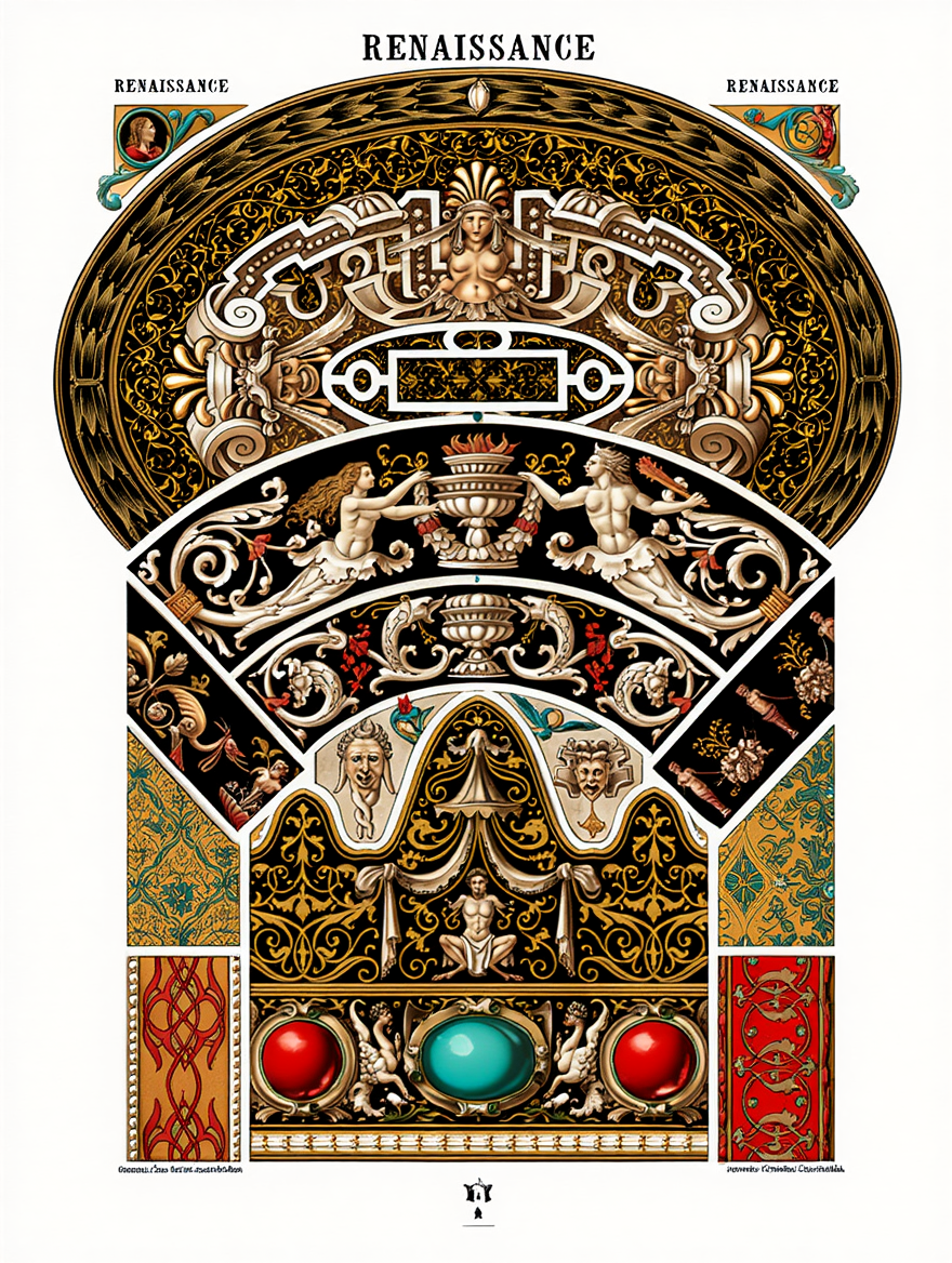 Illustration from L’ Ornement Polychrome "Renaissance"