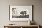 The Three Trees by Rembrandt Harmenszoon van Rijn