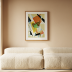 Composition – Lyubov Popova Poster | Abstract Modernist Art Print - Hakyarts