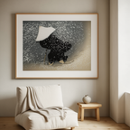Snow from Momoyogusa by Kamisaka Sekka – Japanese Seasonal Art Print - Hakyarts