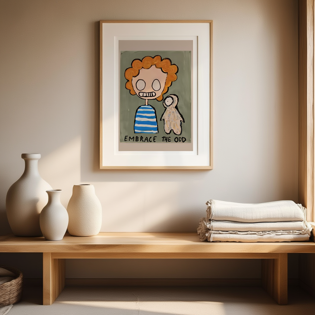 Embrace The Odd – Colorful Contemporary Illustration