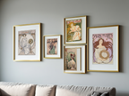 Alphonse Mucha 4-Print Collection – Art Nouveau Elegance - Hakyarts