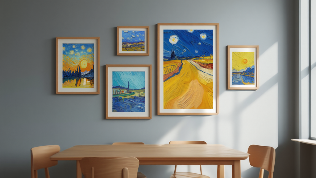 Van Gogh Inspirations – Set of 5 Post-Impressionist Prints