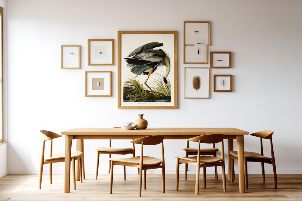 John James Audubon - Great blue Heron Poster