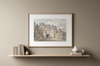 Christ Church Gate by J.M.W. Turner – Landscape Art Print
