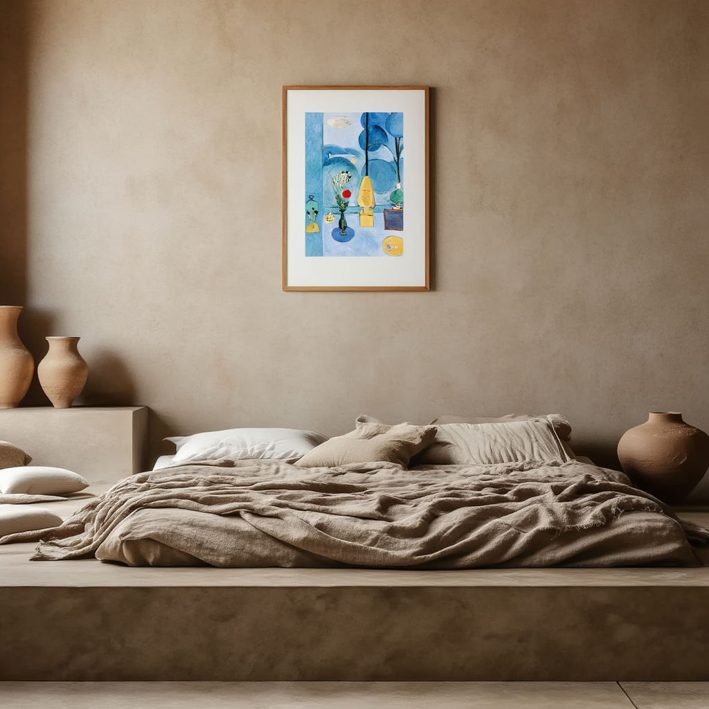 Henri Matisse - La Glace sans Tain (The Blue Window) Poster