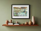 Le Déjeuner by Henri Le Sidanier – Impressionist Art Print - Hakyarts