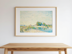 Le Barrage du canal du Loing à Saint-Mammès – Alfred Sisley Poster | Impressionist Landscape Art Print - Hakyarts