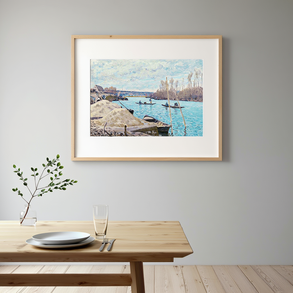 Alfred Sisley - The Seine at Port-Marly