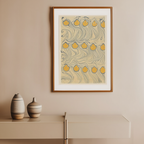 Marmorpapier by Eduard Gabelsberger (1890–1907) – Historic Marbled Paper Art Print