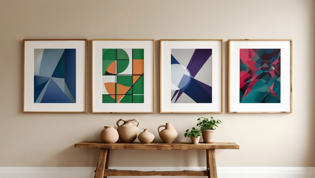 László Moholy-Nagy – 4 Abstract Prints | Modernist Bauhaus Wall Art