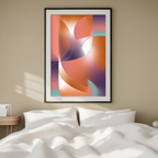 Prismatic Pulse – Kaleidoscope Art Print - Hakyarts