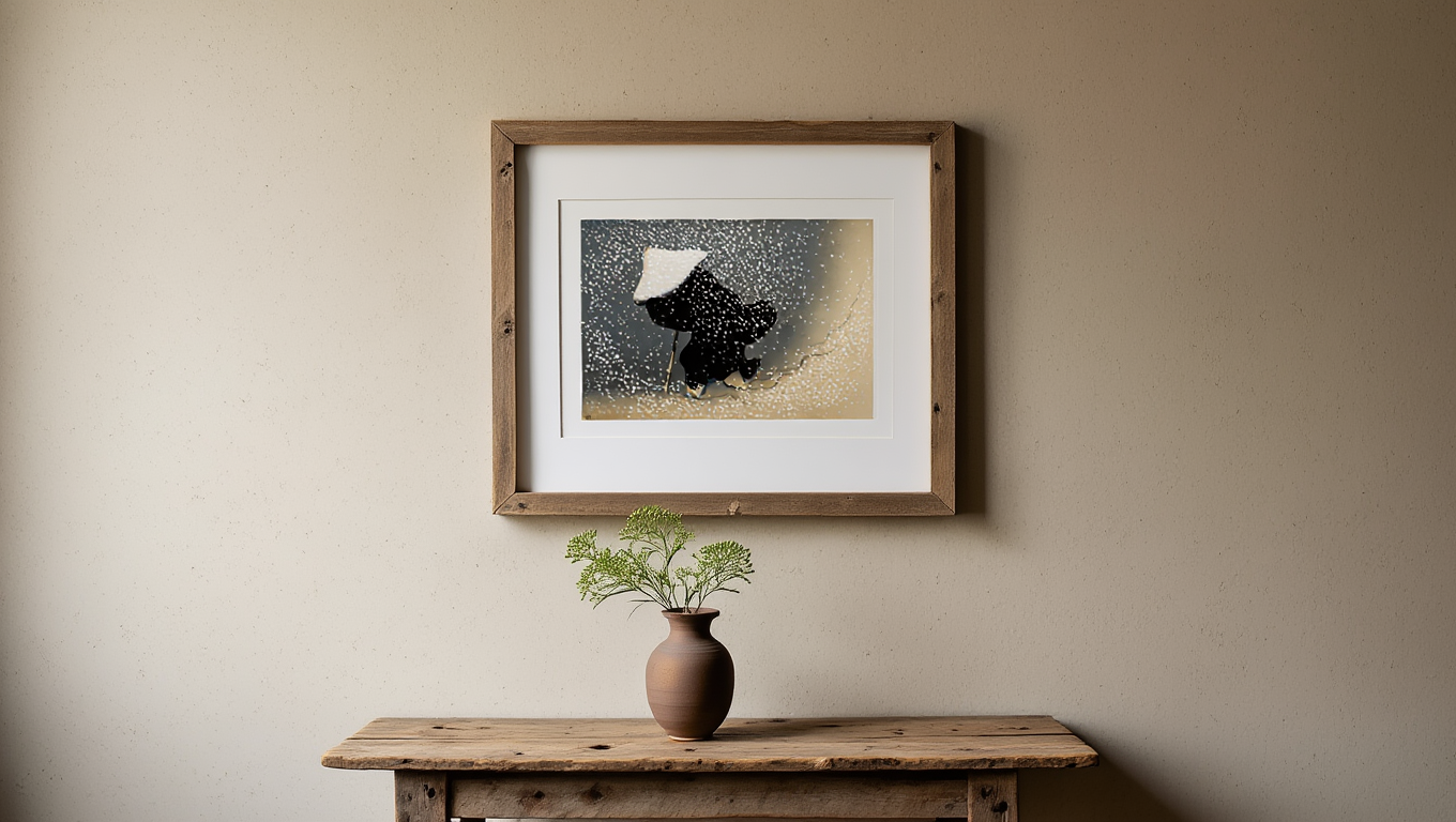 Kamisaka Sekka  - Snow from Momoyogusa