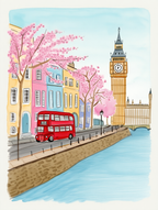 Weekend Getaway Collection – 4 Travel City Illustrations - Hakyarts