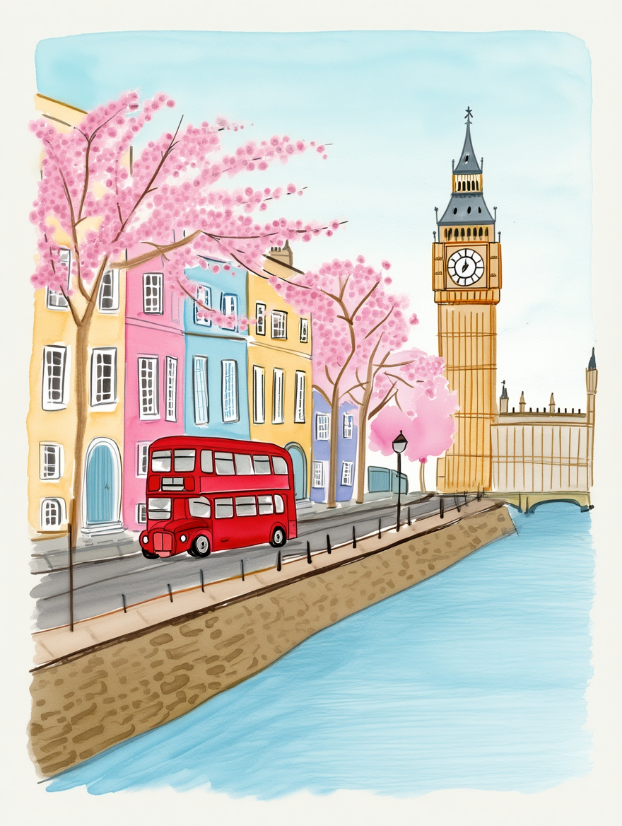 Weekend Getaway Collection – 4 Travel City Illustrations