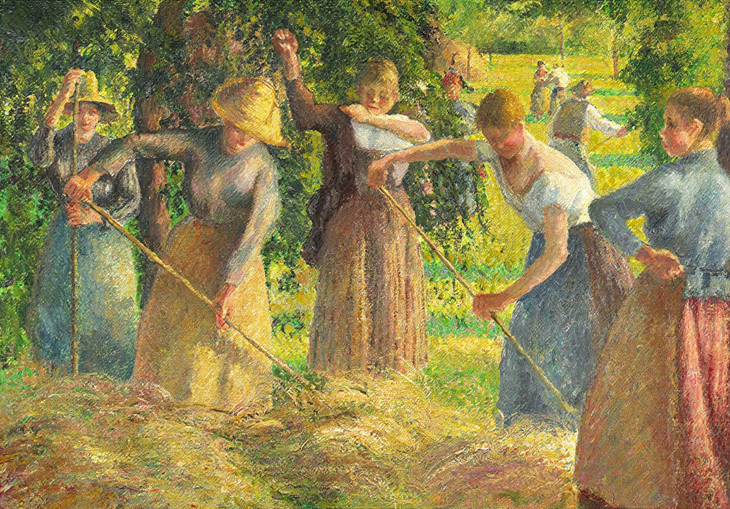 Camille Pissarro - Hay Harvest at Éragny