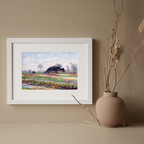 Tulpenfelder in Sassenheim – Claude Monet Poster | Impressionist Nature Art Print - Hakyarts