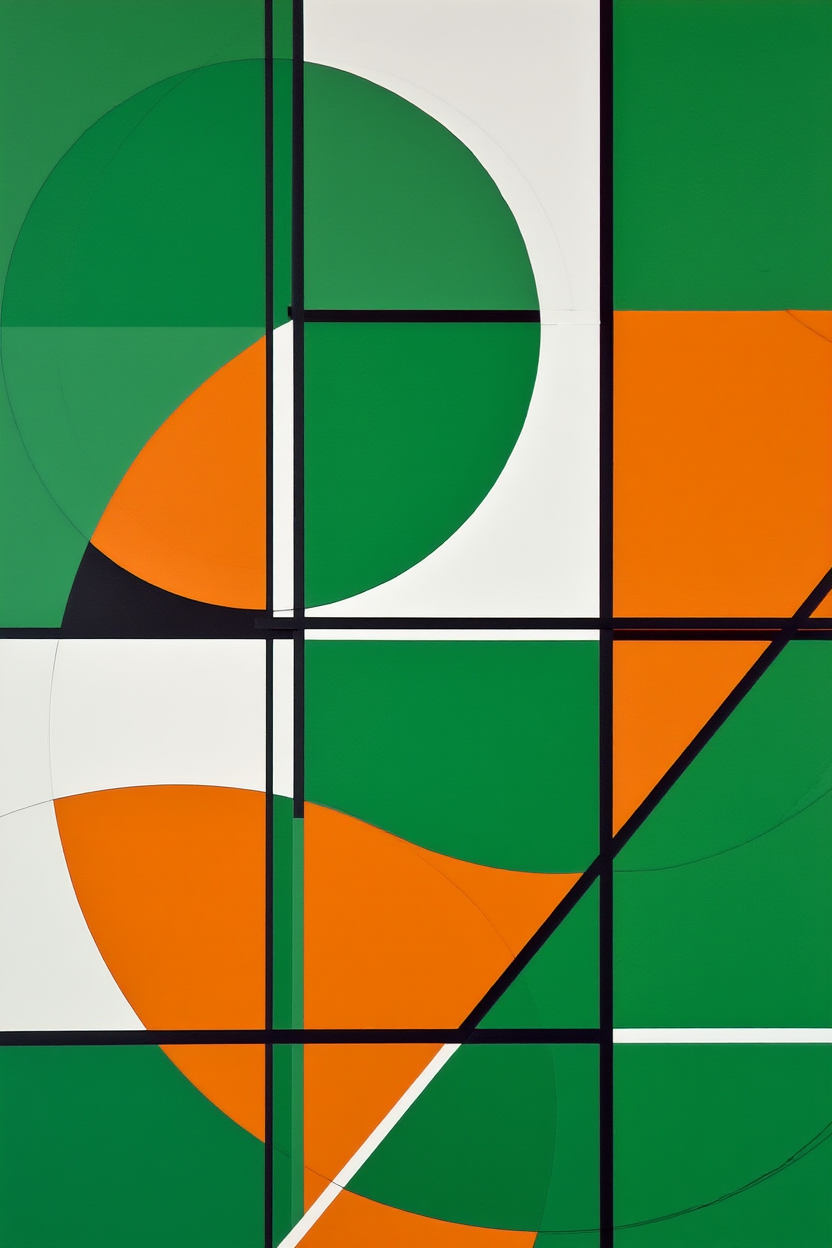 Set of 2 Geometric Prints – El Lissitzky Inspired Modern Art - Hakyarts
