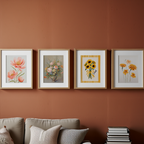 Floral Mix & Match – 5 Curated Prints - Hakyarts