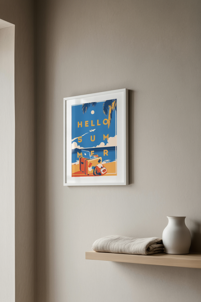 Hello Summer No 1 Poster