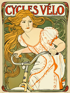 Alphonse Mucha 4-Print Collection – Art Nouveau Elegance - Hakyarts