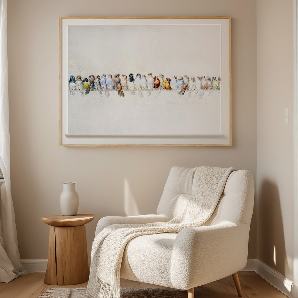 A Perch of Birds  by Hector Giacomelli