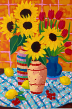 Soft Light, Simple Living – Interior Still Life Illustration