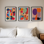Klee’s Essence – Set of 3 Modernist Art Prints - Hakyarts
