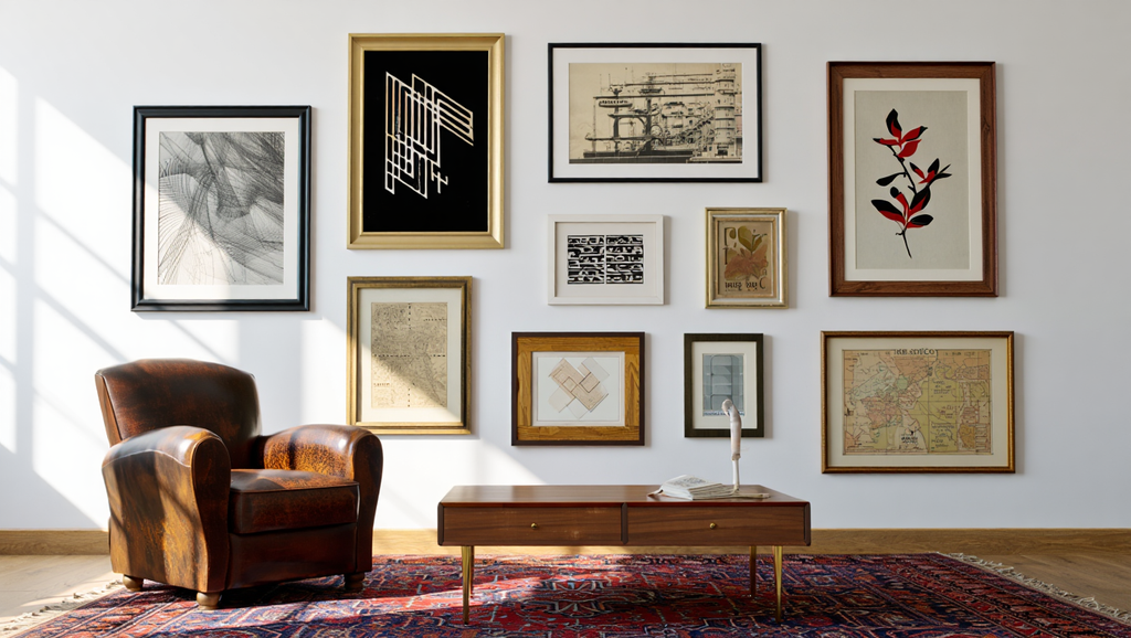 Eclectic Maximalist Gallery Wall – Bedroom Set of 10